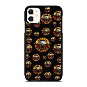 GUNS N ROSES ROCK BAND PATTERN iPhone 11 Case Cover