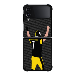 BEN ROETHLISBERGER PITTSBURGH STEELERS CARTOON Samsung Galaxy Z Flip 4 Case Cover BEN ROETHLISBERGER PITTSBURGH STEELERS CARTOON Samsung Galaxy Z Flip 4 Case Cover