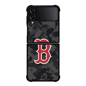 BOSTON RED SOX BASEBALL BLACK CAMO Samsung Galaxy Z Flip 4 Case Cover BOSTON RED SOX BASEBALL BLACK CAMO Samsung Galaxy Z Flip 4 Case Cover