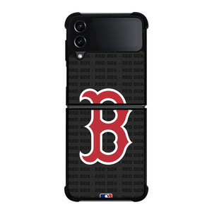 BOSTON RED SOX BASEBALL BLACK Samsung Galaxy Z Flip 4 Case Cover