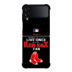 BOSTON RED SOX MLB BASEBALL FANS Samsung Galaxy Z Flip 4 Case Cover