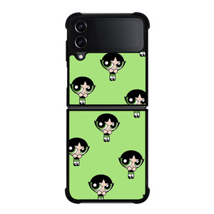 BUTTERCUP POWERPUFF GIRLS PATTERN Samsung Galaxy Z Flip 4 Case Cover