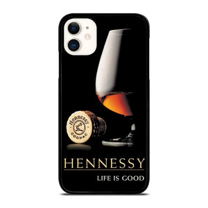 HENNESSY COGNAC LIFE IS GOOD iPhone 11 Case Cover HENNESSY COGNAC LIFE IS GOOD iPhone 11 Case Cover