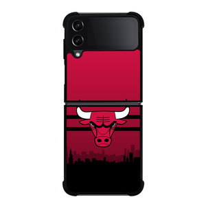 CHICAGO BULLS NBA SKYLINE Samsung Galaxy Z Flip 4 Case Cover CHICAGO BULLS NBA SKYLINE Samsung Galaxy Z Flip 4 Case Cover