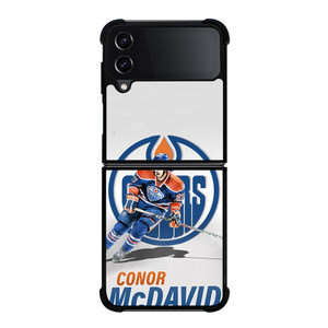 CONNOR MCDAVID EDMONTON OILERS Samsung Galaxy Z Flip 4 Case Cover CONNOR MCDAVID EDMONTON OILERS Samsung Galaxy Z Flip 4 Case Cover