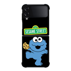 COOKIE MONSTER SESAME STREET Samsung Galaxy Z Flip 4 Case Cover COOKIE MONSTER SESAME STREET Samsung Galaxy Z Flip 4 Case Cover
