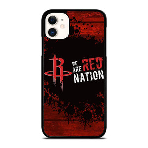 HOUSTON ROCKETS NBA WE ARE RED NATION iPhone 11 Case Cover