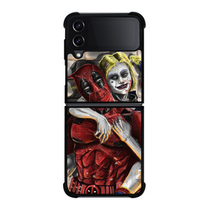 DEADPOOL HARLEY QUINN ART Samsung Galaxy Z Flip 4 Case Cover DEADPOOL HARLEY QUINN ART Samsung Galaxy Z Flip 4 Case Cover
