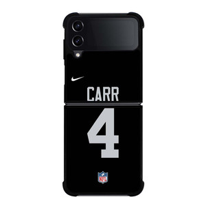 DEREK CARR LAS VEGAS RAIDERS NFL Samsung Galaxy Z Flip 4 Case Cover DEREK CARR LAS VEGAS RAIDERS NFL Samsung Galaxy Z Flip 4 Case Cover
