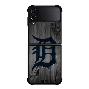 DETROIT TIGERS BASEBALL MLB WOOD LOGO Samsung Galaxy Z Flip 4 Case Cover DETROIT TIGERS BASEBALL MLB WOOD LOGO Samsung Galaxy Z Flip 4 Case Cover