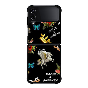 DOLCE AND GABBANA LUXURY PATTERN Samsung Galaxy Z Flip 4 Case Cover DOLCE AND GABBANA LUXURY PATTERN Samsung Galaxy Z Flip 4 Case Cover