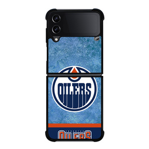 EDMONTON OILERS HOCKEY TEAM Samsung Galaxy Z Flip 4 Case Cover