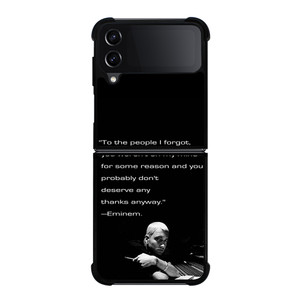 EMINEM RAPPER QUOTES 2 Samsung Galaxy Z Flip 4 Case Cover EMINEM RAPPER QUOTES 2 Samsung Galaxy Z Flip 4 Case Cover