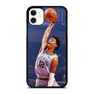 JA MORANT MEMPHIS GRIZZLIES DUNK iPhone 11 Case Cover