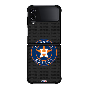 HOUSTON ASTROS BASEBALL BLACK Samsung Galaxy Z Flip 4 Case Cover