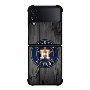 HOUSTON ASTROS BASEBALL MLB WOOD LOGO Samsung Galaxy Z Flip 4 Case Cover HOUSTON ASTROS BASEBALL MLB WOOD LOGO Samsung Galaxy Z Flip 4 Case Cover