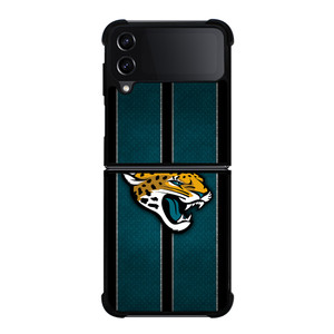 JACKSONVILLE JAGUARS NFL METAL STRIPE Samsung Galaxy Z Flip 4 Case Cover