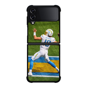 JUSTIN HERBERT 10 LOS ANGELES CHARGERS NFL FOOTBALL Samsung Galaxy Z Flip 4 Case Cover JUSTIN HERBERT 10 LOS ANGELES CHARGERS NFL FOOTBALL Samsung Galaxy Z Flip 4 Case Cover