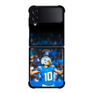 JUSTIN HERBERT LOS ANGELES CHARGERS 3 Samsung Galaxy Z Flip 4 Case Cover