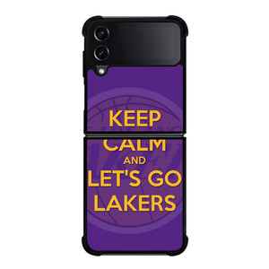 KEEP CALM AND GO LAKERS Samsung Galaxy Z Flip 4 Case Cover