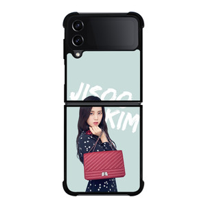KIM JISOO BLACKPINK 2 Samsung Galaxy Z Flip 4 Case Cover KIM JISOO BLACKPINK 2 Samsung Galaxy Z Flip 4 Case Cover