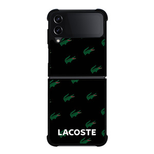 LACOSTE LOGO PATTERN Samsung Galaxy Z Flip 4 Case Cover LACOSTE LOGO PATTERN Samsung Galaxy Z Flip 4 Case Cover