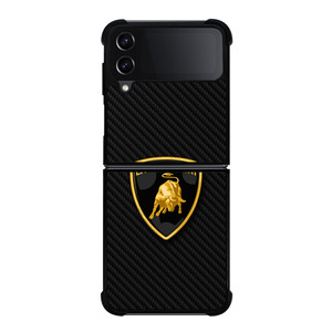 LAMBORGHINI AUTOMOBILI CARBON FIBER Samsung Galaxy Z Flip 4 Case Cover