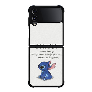 LILO AND STITCH OHANA Samsung Galaxy Z Flip 4 Case Cover LILO AND STITCH OHANA Samsung Galaxy Z Flip 4 Case Cover