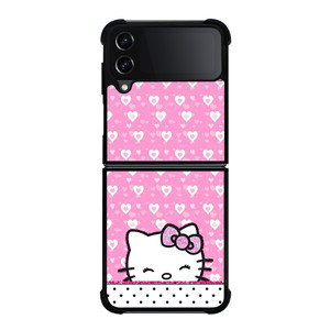 LOVELY HELLO KITTY Samsung Galaxy Z Flip 4 Case Cover LOVELY HELLO KITTY Samsung Galaxy Z Flip 4 Case Cover