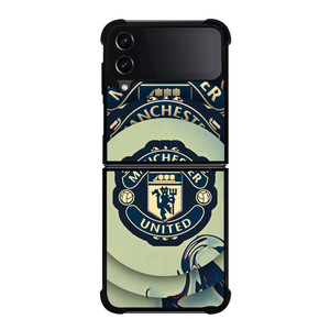 MANCHESTER UNITED LOGO SOCCER Samsung Galaxy Z Flip 4 Case Cover