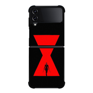 MARVEL BLACK WIDOW SYMBOL Samsung Galaxy Z Flip 4 Case Cover MARVEL BLACK WIDOW SYMBOL Samsung Galaxy Z Flip 4 Case Cover