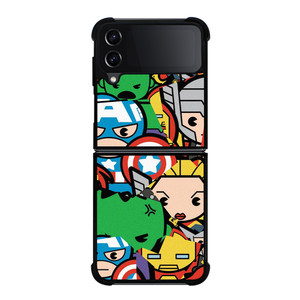MARVEL COMIC CHARACTERS COLLAGE Samsung Galaxy Z Flip 4 Case Cover