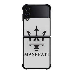 MASERATI FLAT LOGO 2 Samsung Galaxy Z Flip 4 Case Cover MASERATI FLAT LOGO 2 Samsung Galaxy Z Flip 4 Case Cover