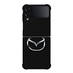MAZDA MOTORS CARBON FIBER Samsung Galaxy Z Flip 4 Case Cover MAZDA MOTORS CARBON FIBER Samsung Galaxy Z Flip 4 Case Cover