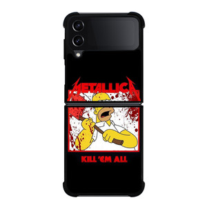 METALLICA KILL EM ALL SIMPSONS Samsung Galaxy Z Flip 4 Case Cover