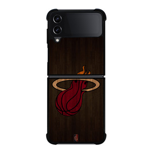 MIAMI HEAT BASKETBALL COURT NBA Samsung Galaxy Z Flip 4 Case Cover