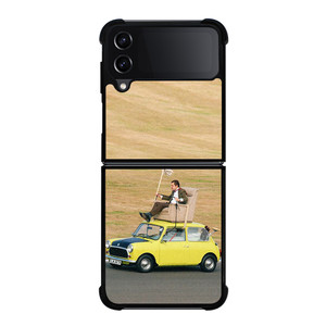 MINI COOPER MR BEAN FUNNY Samsung Galaxy Z Flip 4 Case Cover MINI COOPER MR BEAN FUNNY Samsung Galaxy Z Flip 4 Case Cover