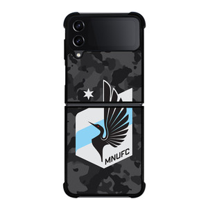 MINNESOTA UNITED FC MLS BLACK CAMO Samsung Galaxy Z Flip 4 Case Cover