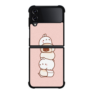 MOLANG RABBIT PINK Samsung Galaxy Z Flip 4 Case Cover