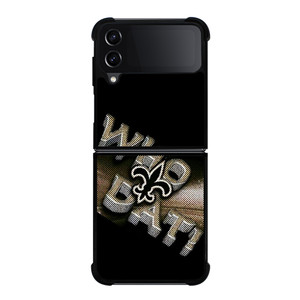 NEW ORLEANS SAINTS NFL FOOTBALL WHO DAT CHANTS Samsung Galaxy Z Flip 4 Case Cover NEW ORLEANS SAINTS NFL FOOTBALL WHO DAT CHANTS Samsung Galaxy Z Flip 4 Case Cover