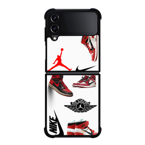 NIKE AIR JORDAN SHOES COLLAGE Samsung Galaxy Z Flip 4 Case Cover NIKE AIR JORDAN SHOES COLLAGE Samsung Galaxy Z Flip 4 Case Cover