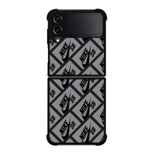 NIKE SB SKATEBOARD BOX PATTERN GREY Samsung Galaxy Z Flip 4 Case Cover NIKE SB SKATEBOARD BOX PATTERN GREY Samsung Galaxy Z Flip 4 Case Cover
