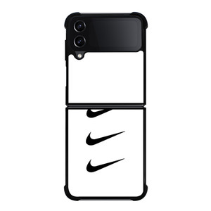 NIKE TRIPPLE SWOOSH WHITE Samsung Galaxy Z Flip 4 Case Cover NIKE TRIPPLE SWOOSH WHITE Samsung Galaxy Z Flip 4 Case Cover