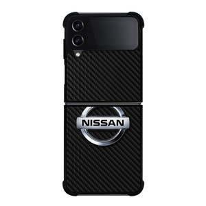 NISSAN AUTOMOBILE CARBON FIBER Samsung Galaxy Z Flip 4 Case Cover