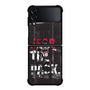 NORTH CAROLINA WOLFPACK FOOTBALL Samsung Galaxy Z Flip 4 Case Cover NORTH CAROLINA WOLFPACK FOOTBALL Samsung Galaxy Z Flip 4 Case Cover