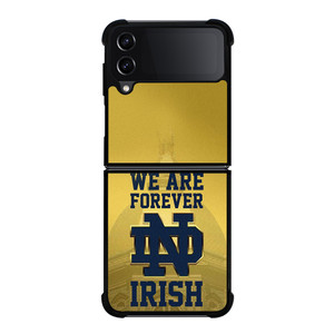 NOTRE DAME FIGHTING IRISH FOREVER Samsung Galaxy Z Flip 4 Case Cover NOTRE DAME FIGHTING IRISH FOREVER Samsung Galaxy Z Flip 4 Case Cover