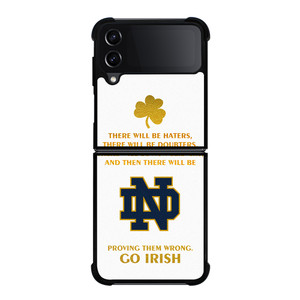 NOTRE DAME FIGHTING IRISH QUOTES Samsung Galaxy Z Flip 4 Case Cover NOTRE DAME FIGHTING IRISH QUOTES Samsung Galaxy Z Flip 4 Case Cover