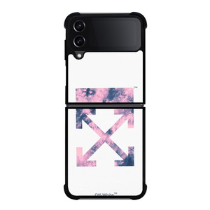 OFF WHITE PURPLE MARBLE Samsung Galaxy Z Flip 4 Case Cover OFF WHITE PURPLE MARBLE Samsung Galaxy Z Flip 4 Case Cover