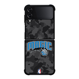 ORLANDO MAGIC BLACK CAMO Samsung Galaxy Z Flip 4 Case Cover ORLANDO MAGIC BLACK CAMO Samsung Galaxy Z Flip 4 Case Cover