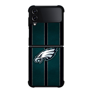 PHILADELPHIA EAGLES NFL METAL STRIPE Samsung Galaxy Z Flip 4 Case Cover PHILADELPHIA EAGLES NFL METAL STRIPE Samsung Galaxy Z Flip 4 Case Cover